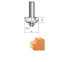 Фреза 1018 Globus (Кромочная зворотний радіус), фото 2