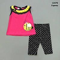 Уцінка - Літній костюм "Бджілка" для дівчинки. 2 роки