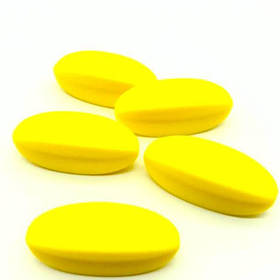 Карамболь (жовтий) намистина з силікону