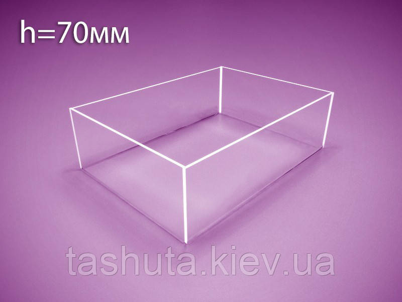 Коробка, контейнер из оргстекла 200х200х70 мм Ташута  (35-13012-11)