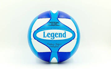 М'яч волейбольний PU LEGEND (PU, №5, 3 шари, зшитий вручну)