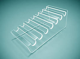 Акрилова підставка під ручки на 7 шт., 70х155х65 мм (Товщина акрилу: 1,8 мм; )