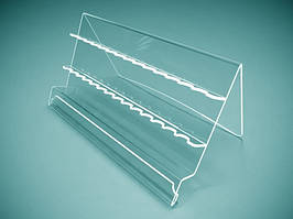 Підставка для ручок із цінником на 14 шт., 230х110х70 мм (Товщина акрилу: 1,8 мм; )