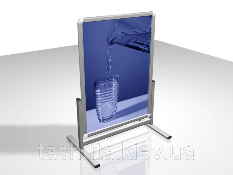 Штендер с клик системой,  алюминиевый Т-образный, А1 формат Ташута  (11-53030), фото 1