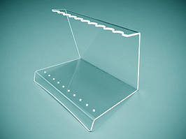 Підставка для ручок з оргскла на 10 шт., 160х130х120 мм (Товщина акрилу: 1,8 мм; )