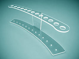 Пластикова підставка під ручки на 13 шт., 220х70х70 мм (Товщина акрилу: 1,8 мм; )