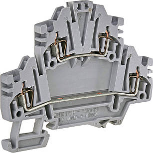 Клемма пружинна дворівнева ESP2-HMD.1 (1,5 мм2, сіра)