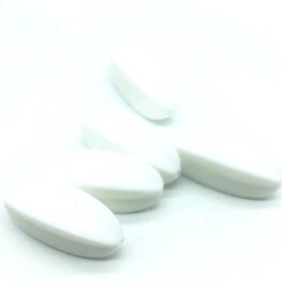 Карамболь (білий) намистина з силікону, фото 1