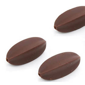 Карамболь (коричневий) намистина з силікону