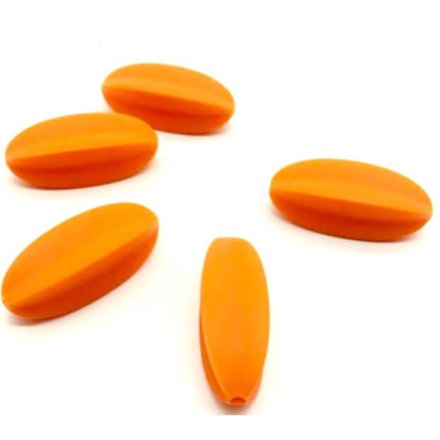 Карамболь (помаранчевий) намистина з силікону, фото 1