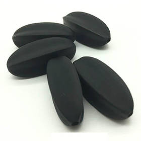 Карамболь (чорний) намистина з силікону