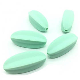 Карамболь (м'ята) намистина з силікону