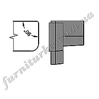 Торцевая заглушка ZM 22/34 коричневая (С34 - braun)