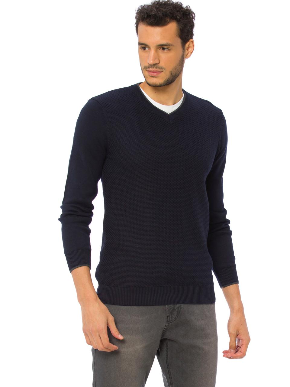 Чоловічий светр чорний LC Waikiki / ЛС Вайки