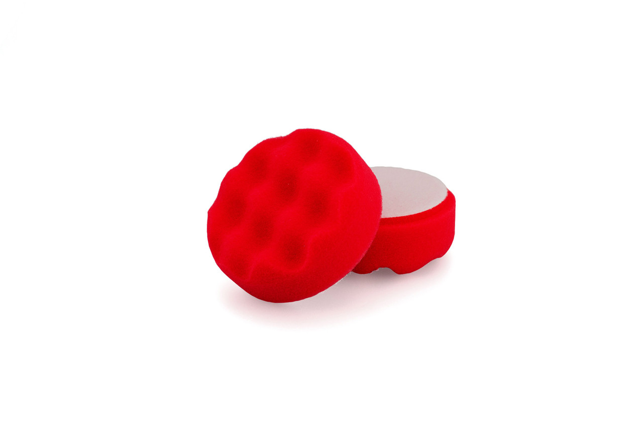 Полірувальний круг хвилястий м'який - Flexipads Coolshine 80 мм. червоний (44565)