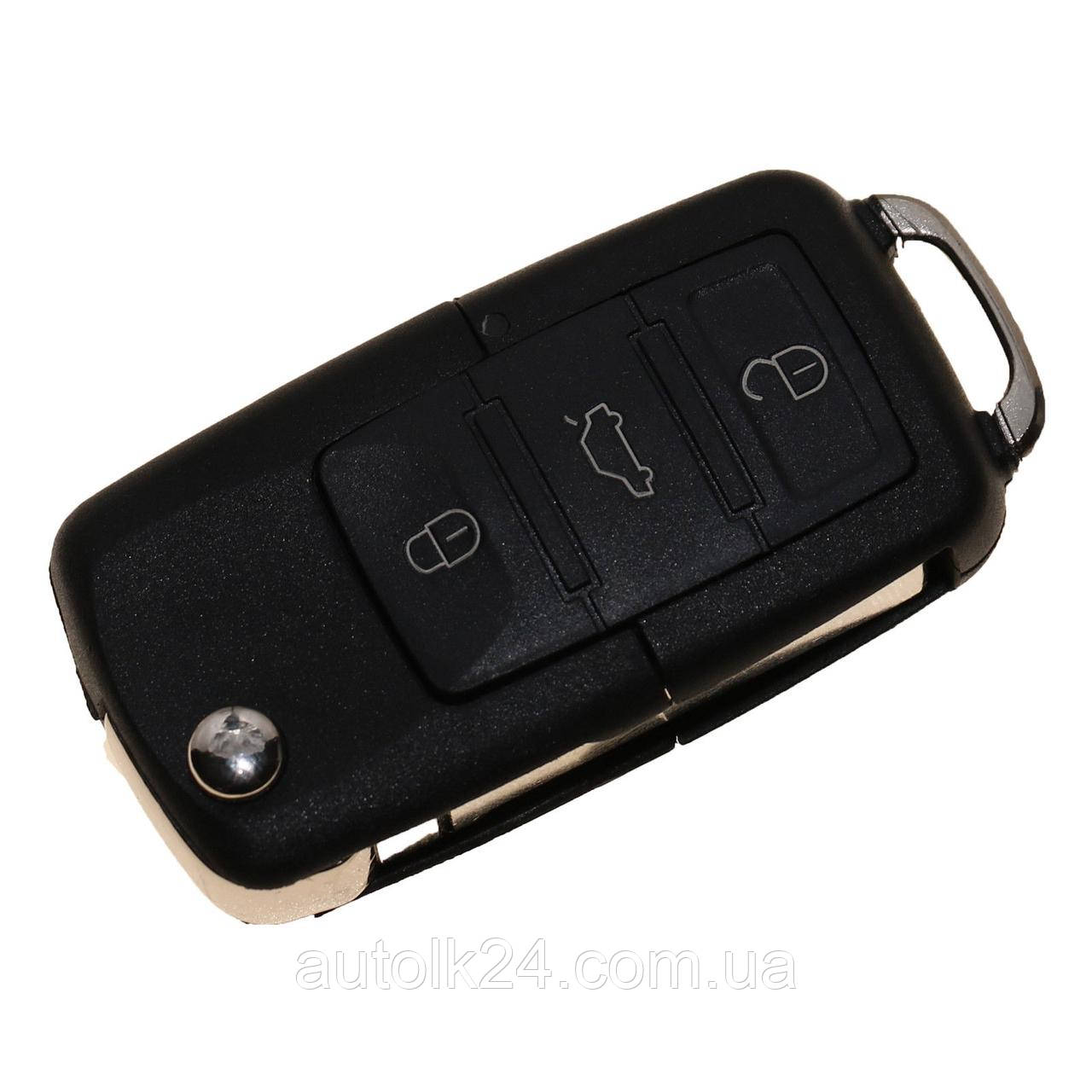 Викидний ключ для VOLKSWAGEN 3 Кнопки 1J0 959 753 AH 433mhz,