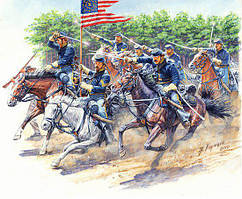 8-й Пенсільванський Кавалерійський полк (Battle of Chancellorsville,1863). 1/35 MASTER BOX 3550