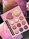Палетка Melisa Michelle Makeup Ulta Beauty (тіні, коректор, хайлатер + рідка матова помада), фото 4