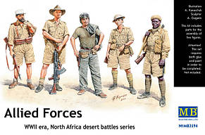 Allied Forces, WWII era, North Africa, desert battles series. 1/35 MB3594