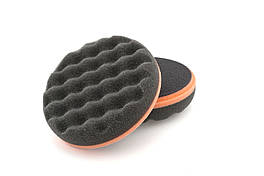 Полірувальний круг хвилястий м'який - Flexipads Coolshine 135 мм. помаранчево-чорний (SC580)