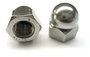 Гайка колпачковая DIN 1587 нержавіюча сталь A2