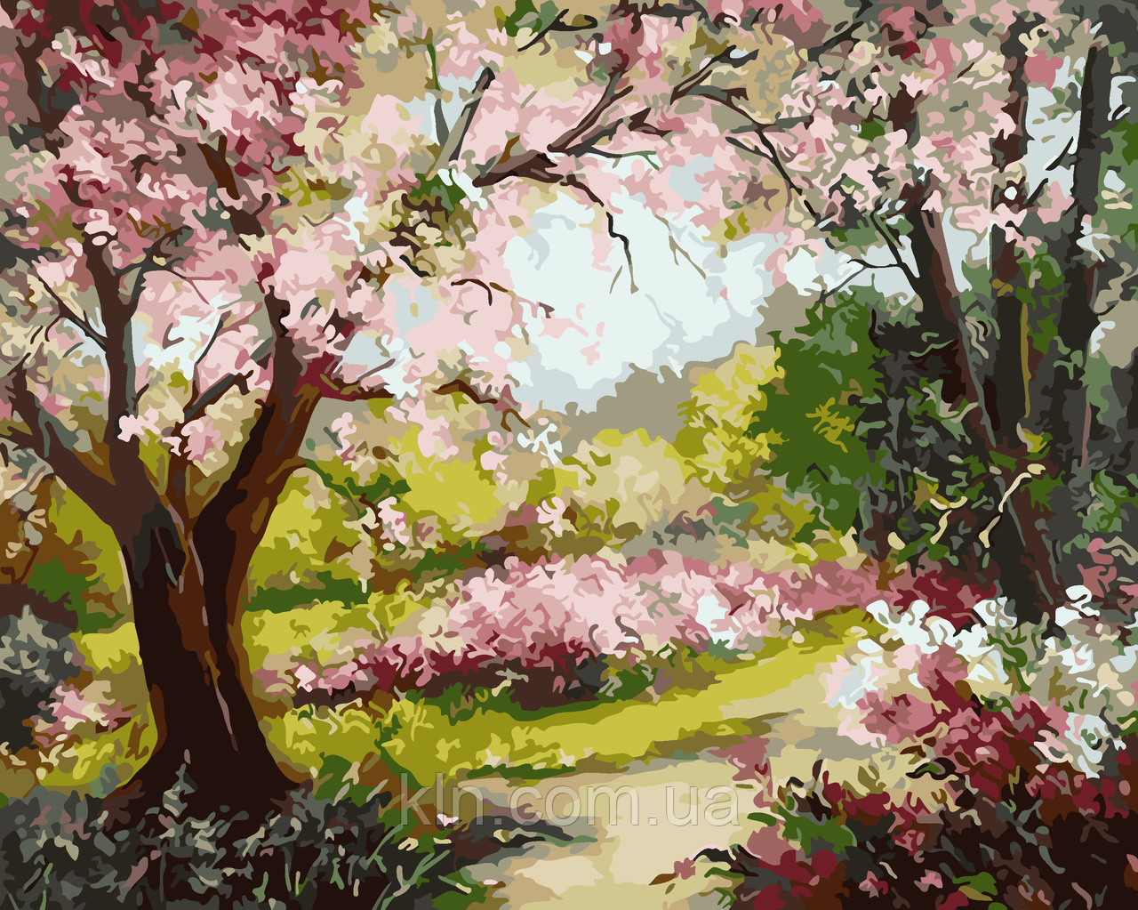 Картина за номерами ArtStory Весняний сад 40 х 50 см (арт. AS0027)