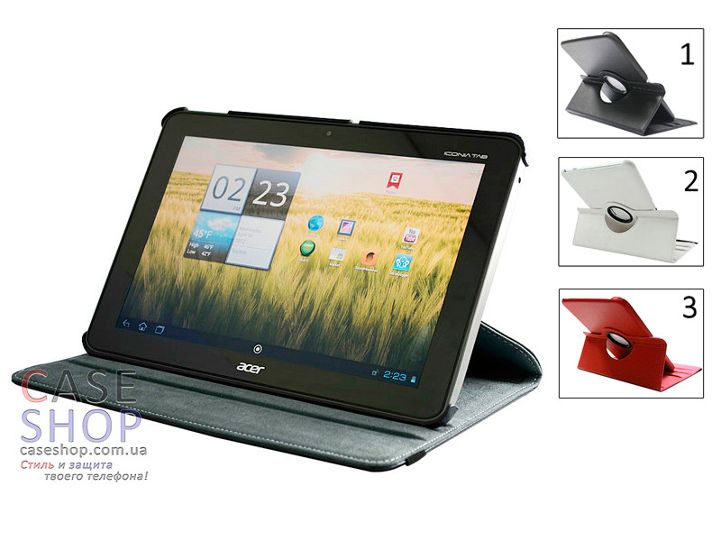 Відкидний чохол для Acer Iconia Tab a200 з розворотом на 360, фото 1