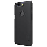 Nillkin OnePlus 5T (A5010) Super Frosted Shield Black Чохол Накладка Бампер, фото 4