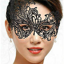 Сексуальна маска на очі мереживна на вечірку, маскарад, танці, фото 2