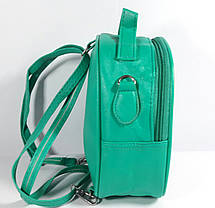 Дитячий рюкзак - сумка "Стильні дівчиська" колір м'ята, фото 3