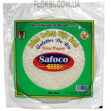 Рисовий папір круглий 22 см.Safoco 300 г. (30листів), фото 2