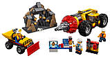 Lego City Важкий гірський бур 60186 Mining Heavy Driller, фото 2