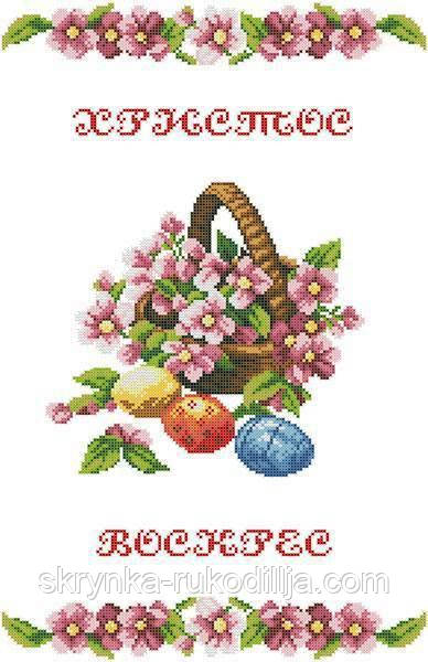 Заготовка для вишивки Пасхальний рушник ХВВг-058 (Княгиня Ольга)