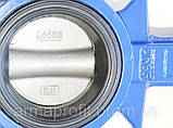 Засувка Батерфляй поворотна ZETKAMA Ду80 Ру16 диск нержавіюча сталь тип 497B(С68), фото 7