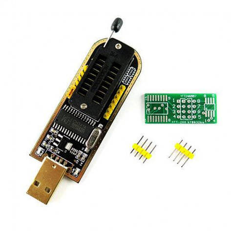 Програматор CH341A Gold USB для EEPROM / FLASH 24 / 25 серії, фото 1