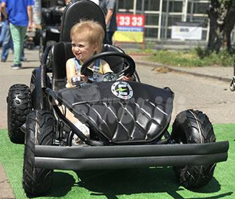 Електро БАГГІ, безщітковий мотор 1000ват, амортизатори, регульоване шкіряне (екошкіра) сидіння, фото 1