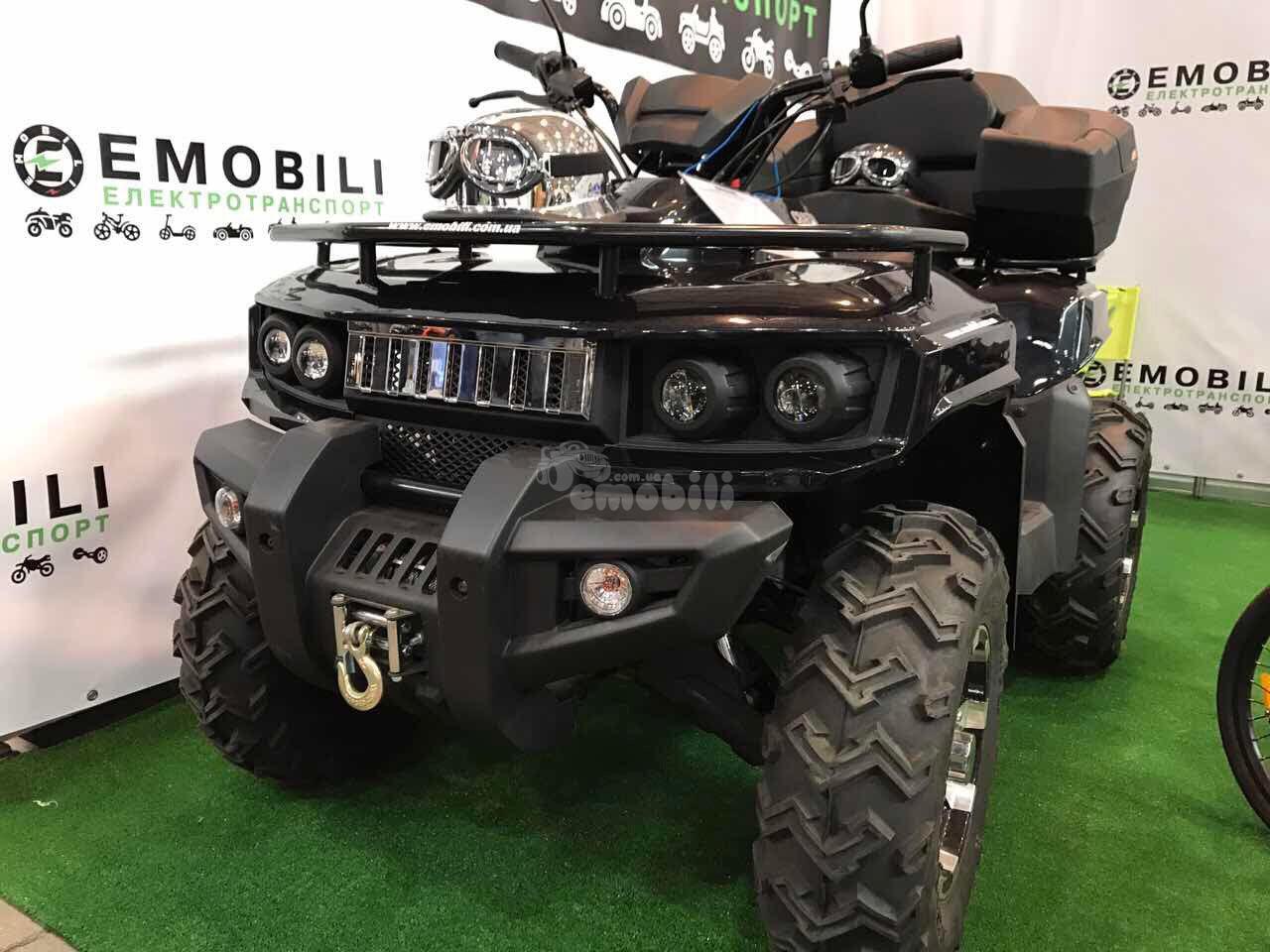 Электроквадроцикл CRAFTER HUMMER 6000 ватт, сигнализация, фаркоп, лебедка, грузоподъемность 300кг - фото 2 - id-p640442345