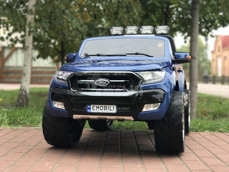 Дитячий електромобіль Ford 4х4+ TUNING EMOBILI EDITION, сигналізація + мультимедіа з брелока