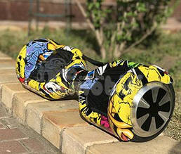 Гіроборд/Гіроскутер із ручкою для зручного транспортування, Bluetooth музика; колеса 6,5 дюйма