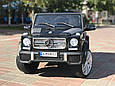 Дитячий електромобіль Mercedes-Benz G63 AMG Кубик, 12V 12AH, підсвічування днища, амортизатори, багажник, фото 4