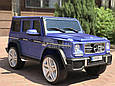Дитячий електромобіль Mercedes-Benz G63 AMG (Кубик), мотори RPM 13500 обертів, ручка, коліщатка, фото 4