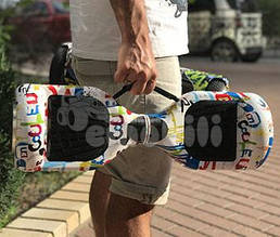 Гіроборд/Гіроскутер із ручкою для зручного транспортування, Bluetooth музика; колеса 6,5 дюйма