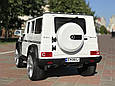 Дитячий електромобіль Mercedes-Benz G63 AMG Кубик, підсвічування днища, ручка, коліщатка, багажник задній, фото 7