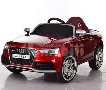 Дитячий електромобіль AUDI RS 5, сидіння рухається, ручка, коліщатка, багажник передній/задній