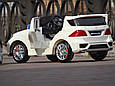 Дитячий джип Mercedes AMG ML63 WHITE, м'які колеса, заводиться з фірмового ключа, двері відчиняються, фото 6