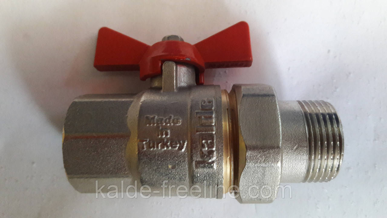 Кран кульовий Kalde з американкою ∅ 3/4"