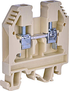 Клема гвинтова VS 6 PA (6 mm2_бежева)