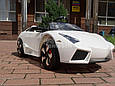 Дитячий електромобіль Lamborghini, м'які колеса EVA, 5-точкові ремені безпеки, пульт блютуз, фото 6