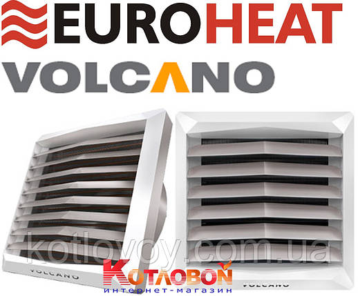 Тепловентилятор водяний VTS EuroHeat Volcano VR1, зі стандартним двигуном AC, фото 2