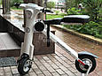 Електросамокат із додатковим сидінням для другого пасажира, корпус алюміній, складаний, фото 6
